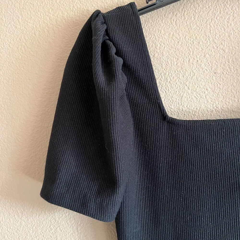 NWT Club Monaco Square Neck Puff Sleeve Dress - Picture 5 of 11